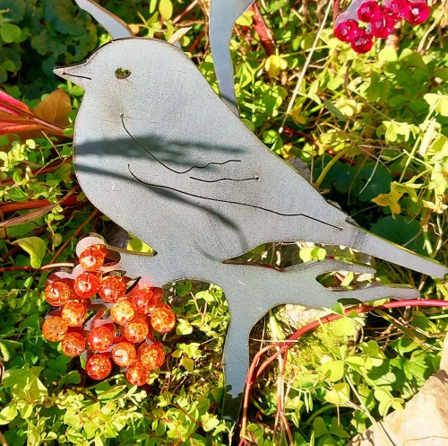 Ferrugo/Blume rostigem Metall/Edelrost